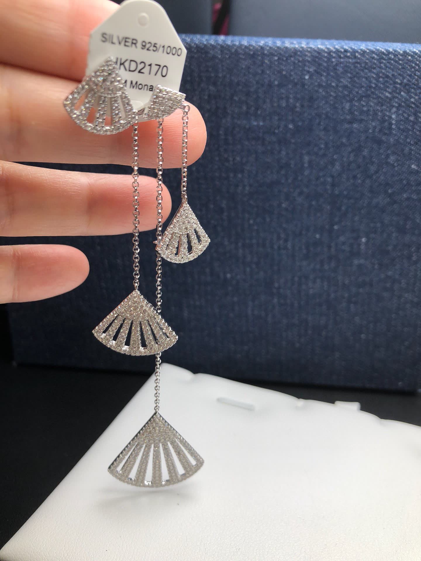 APM Monaco Fan-Shaped Earrings